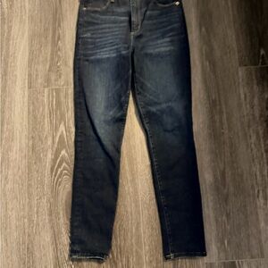 Abercrombie & Fitch Women's Skinny Jeans - Dark Blue Wash